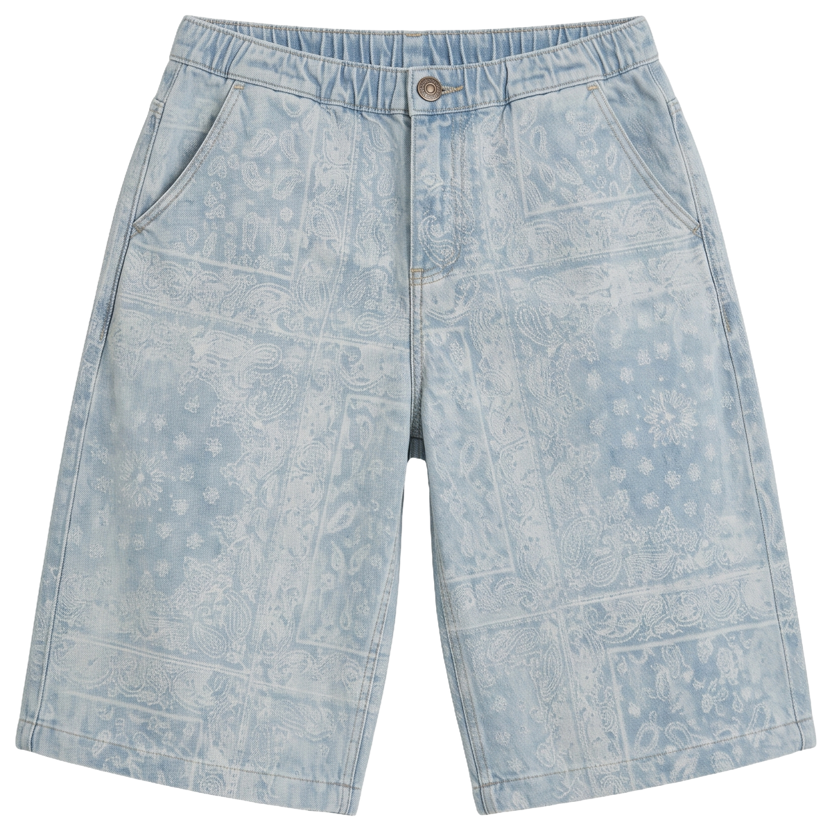 R-01 Bermuda Baggy Paisley Celeste